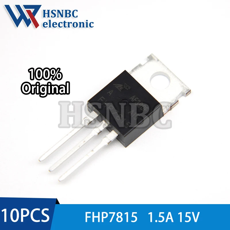 

10PCS FHP7815 FHP7815A 7815 TO-220 1.5A 15V Three Terminal Voltage Regulator 100% New Original