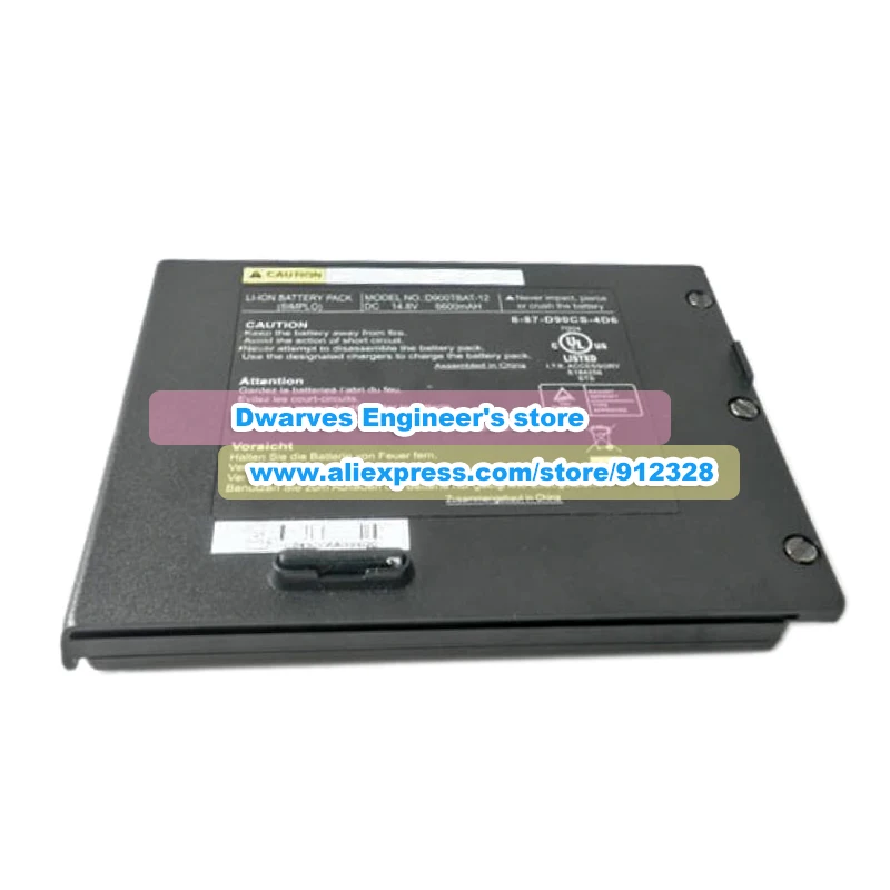 Bateria genuína D900TBAT-12, D900CBAT-12, 14.8V, 6600mAh, para Toshiba D900F D901C PortaNote D900K D900T D90K D90T Sager, NP9280, NP9890