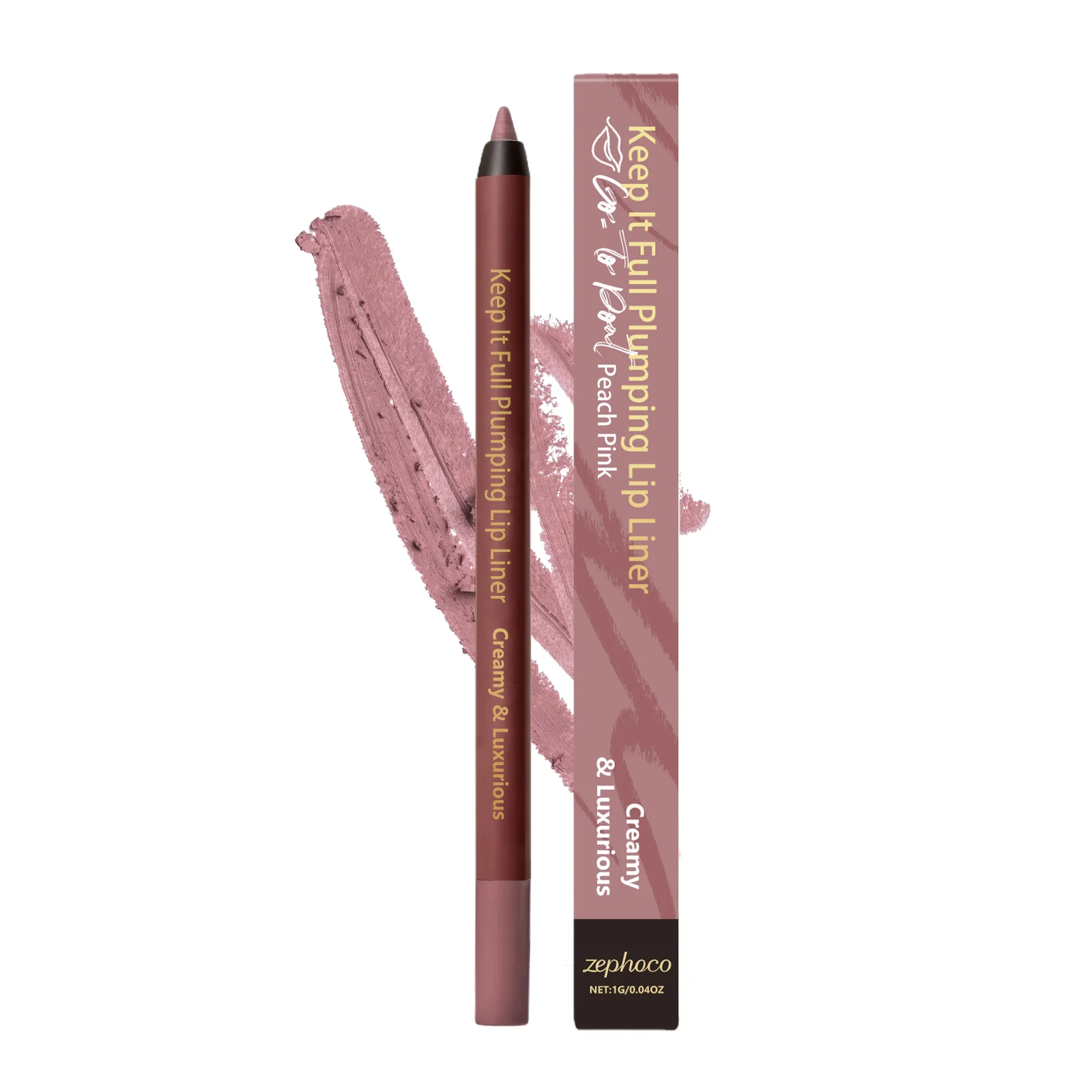 ゼフォコ プランピング リップライナー ウォータープルーフ リップライナー 高発色 リップティント 高級メイクアップ コスメ ビタミンE 長持ちリップライナー