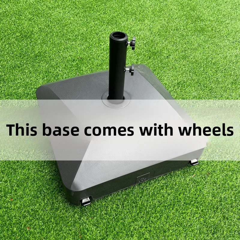 Outdoor parasol water injection sand insertion umbrella base, water tank umbrella base water pier umbrella