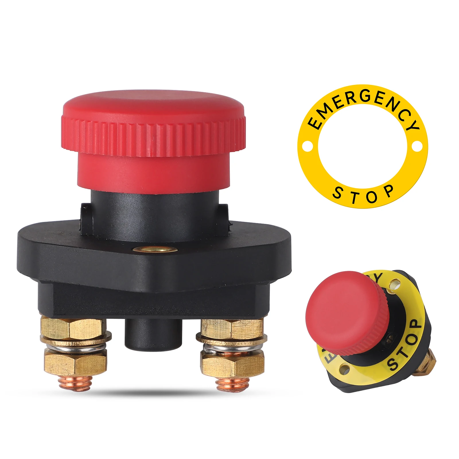

150A 48V Battery Disconnect Push/Pull Crown Universal Auto Power Ignition Switch Battery power-off Battary Switch 52-45749