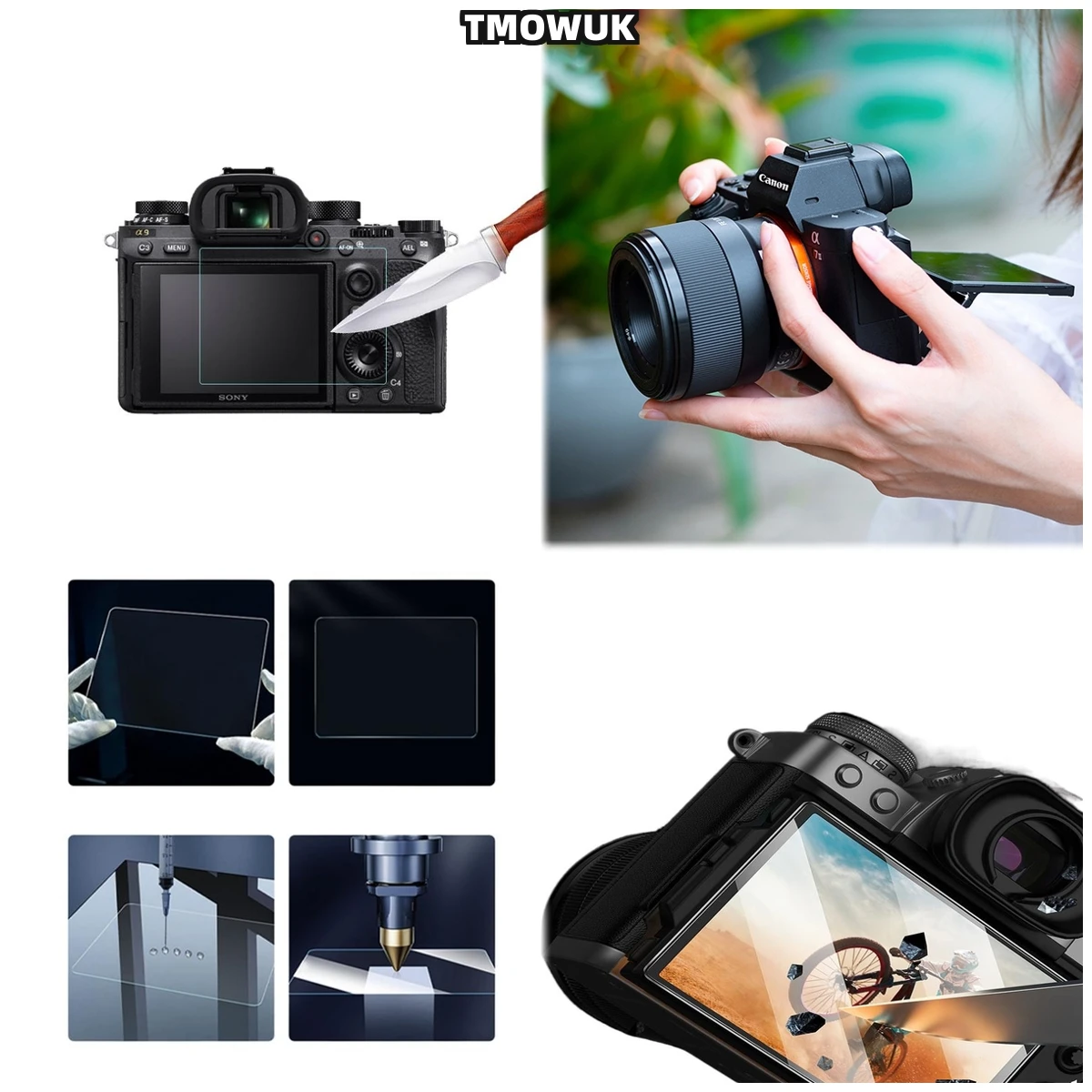 

​​For Fujifilm X70 XT-3 Tempered Glass Screen Protector - 9H Hardness Anti-Scratch Anti-Glare Privacy Film With Dustproof Design