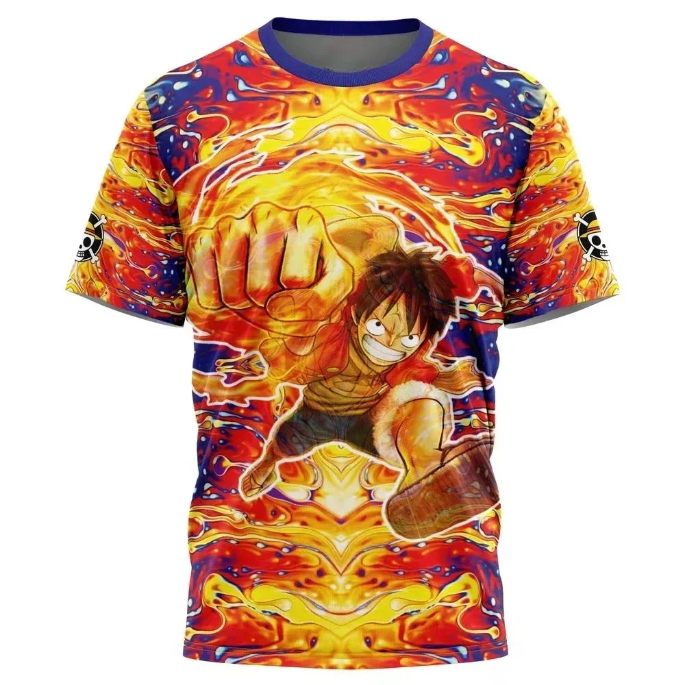 summet children\'s clothing Anime One Piece Luffy T Shirt for kids boys clothes kids t-shirt short sleeve tops fashion T-shirt