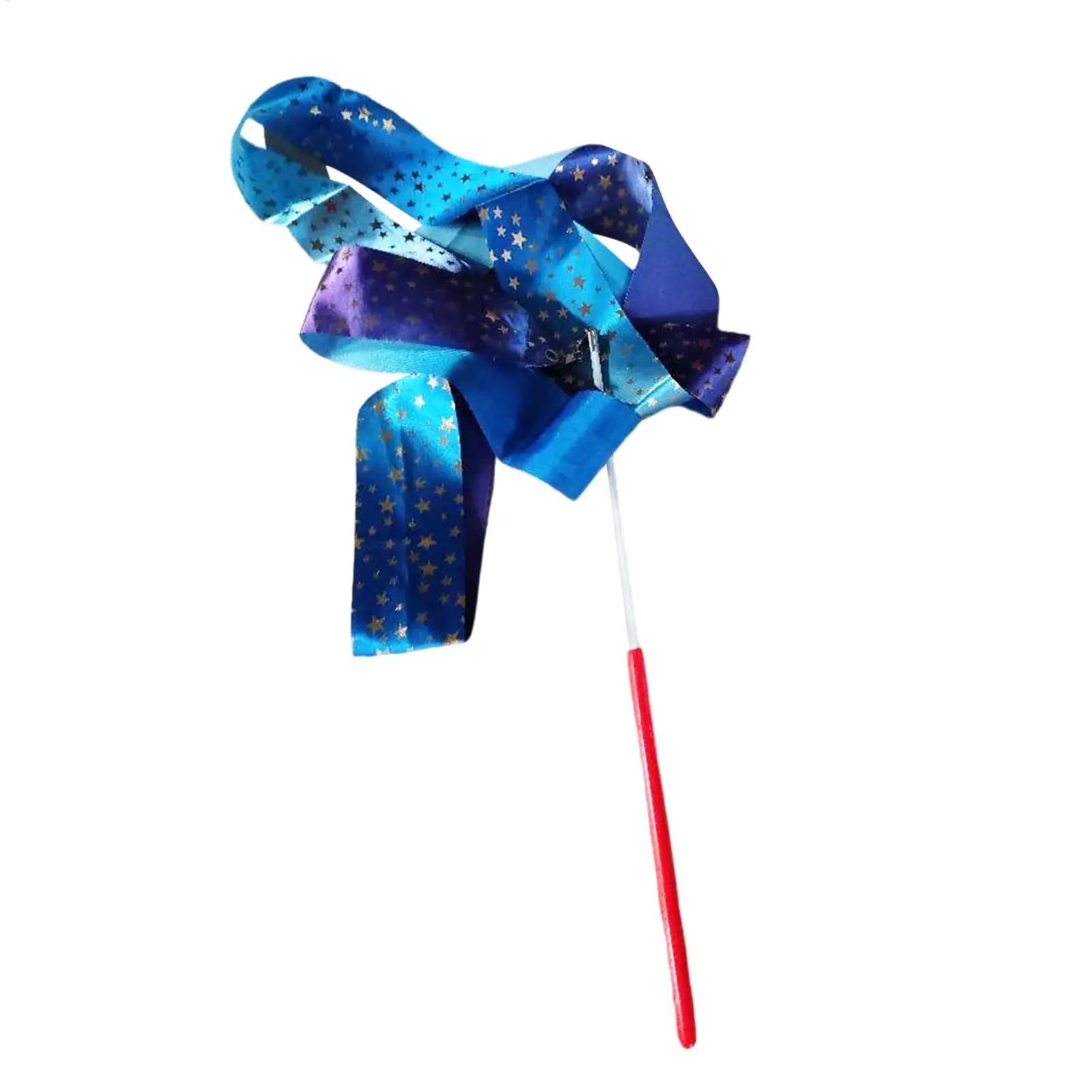Gymnastics Ribbon Colorful Foldable Gradient Twirling Streamers Gymnastics Rhythmic Play Props for Parties Classrooms Talent