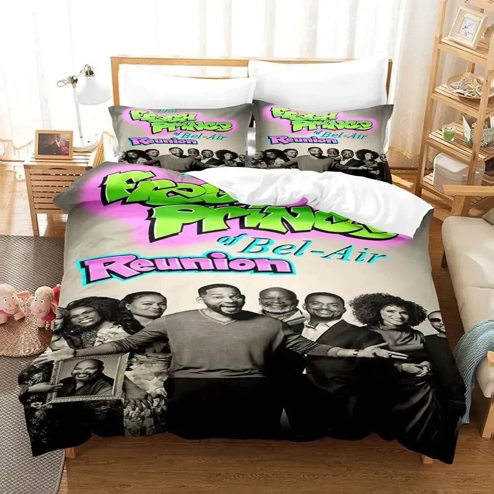

3D Print The Fresh Prince of Bel-Air Comfortable Duvet Cover Pillowcase Bedding Set Children Bedroom Decoration Home Textile