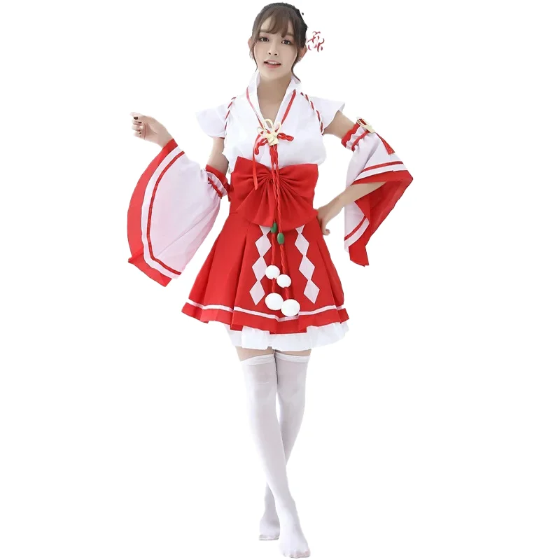 

Japanese Anime Ladies Sexy Hot Girl Cute Bell Sleeve Kimono Dress Halloween Festival Party Stage Performance Costume Suit 2025