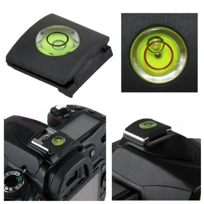 For Canon EOS 50D Rebel T7i 700D 1V 80D 1000F 5DS R ELAN 7 Hot Shoe Cover Cap DSLR Camera Flash Hot Shoe Bubble Spirit Level Acc