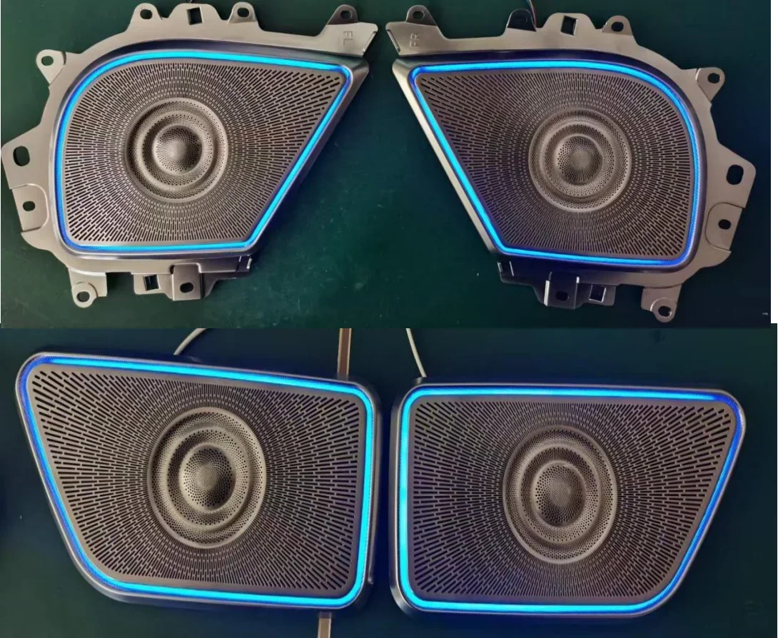 Luxury Car Accessories Speaker Cover Sound Cover with RGB Light for  v v V220d  V260 V250 V300 Vito