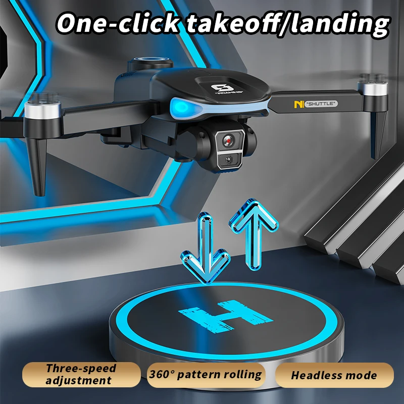 HD 8K Professional Drones with GPS Camera -XS8 Foldable FPV Hexacopter 5G WiFi Auto Return Obstacle Avoidance RC Aircraft Toys