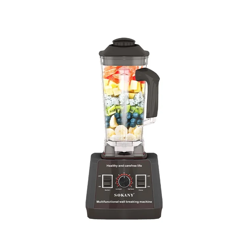 

SOKANY Product SK-666 5000W 2.5L Capacity 9 Speed Adjustable Portable Beauty Blender Machine and Fresh Fruit Juicer Extractor