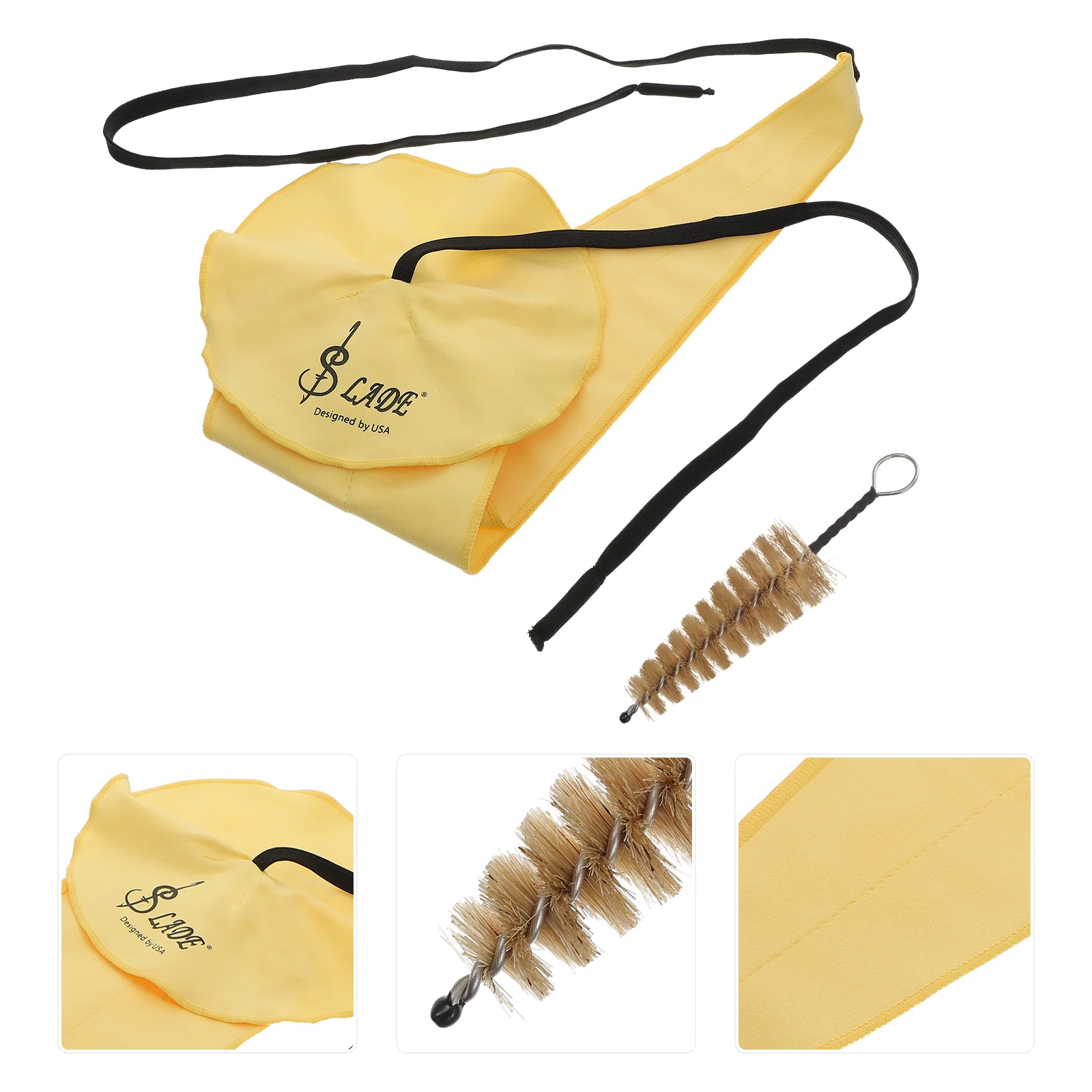 

Sax Cleaning Swab Saxophone Sets Wipe Cloth Maintenance Clarinet Kit