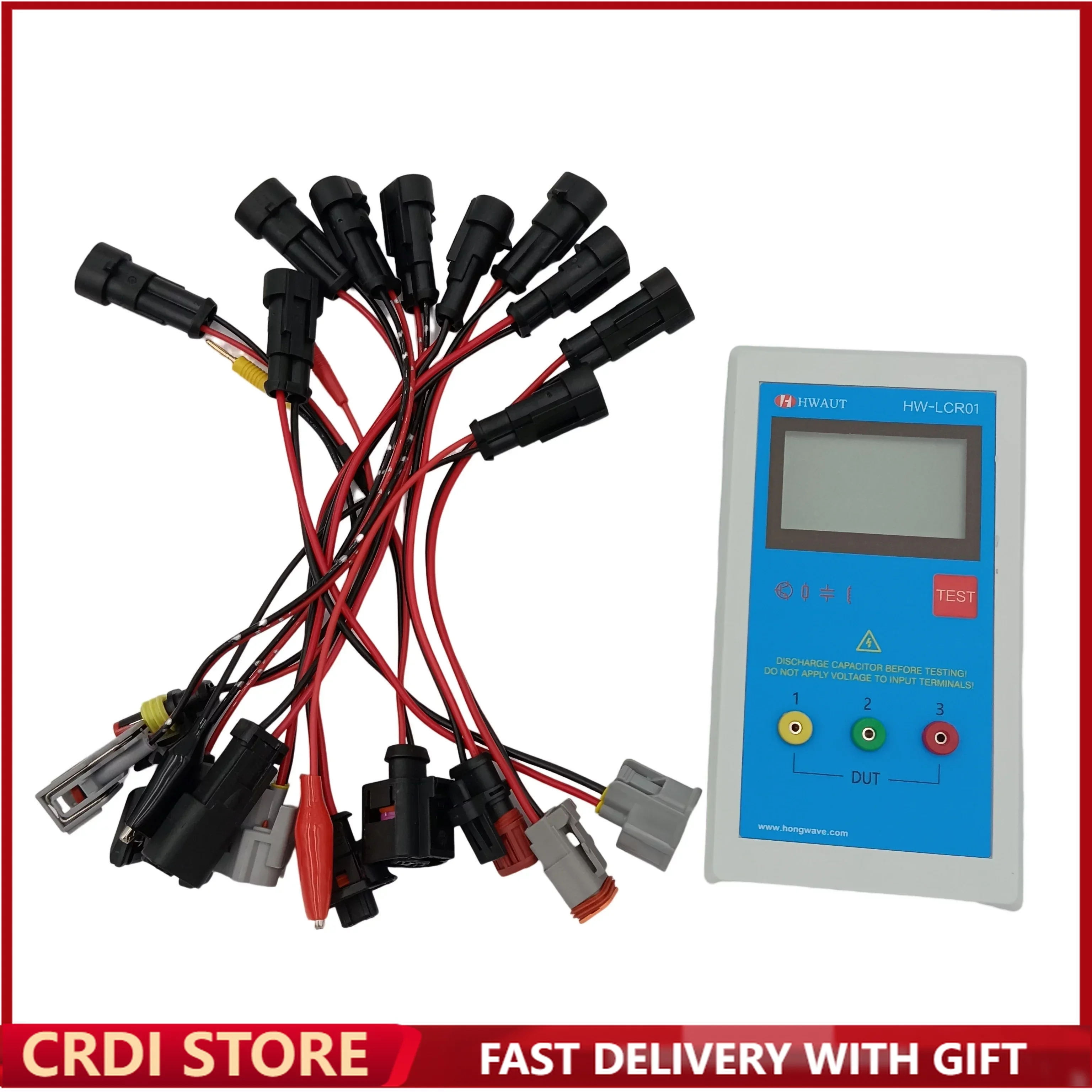 LCR01 TR LCR ESR Resistance Capacitance Inductance Tester Diesel Common Rail Piezo LCR Injectors Tester