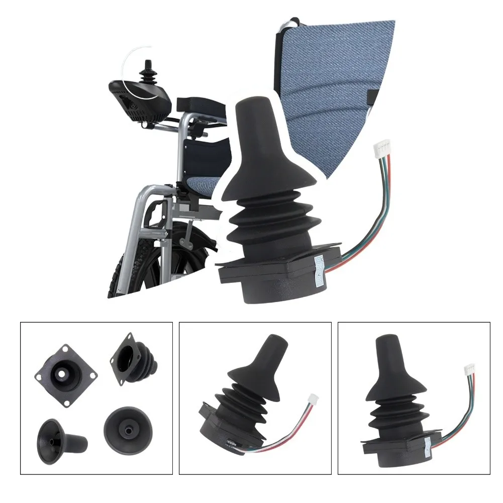 

360 degree rotating electric wheelchair joystick controller designed for stable precise control and enhanced maneuverability