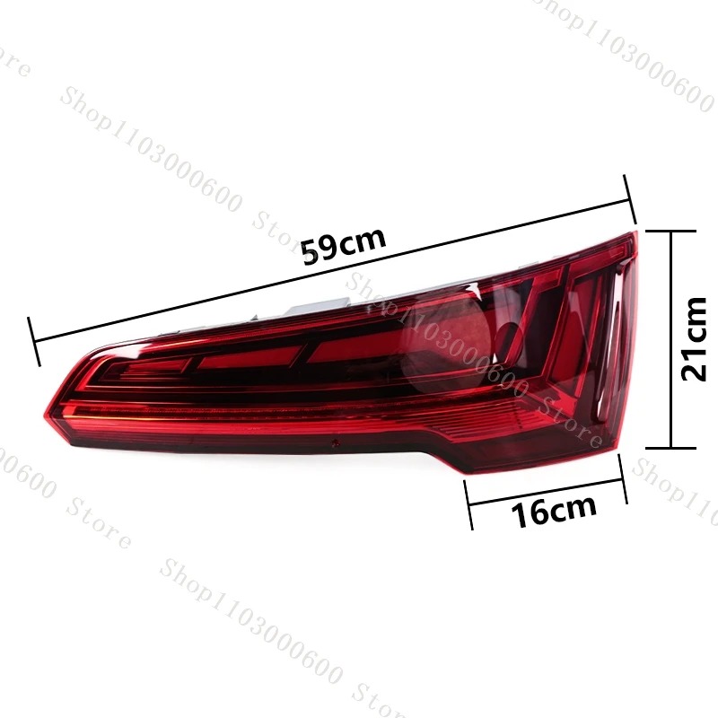 For Audi Q5 2021 2022 2023 2024 2025 LED Tail Light Rear Brake Lamp Steering Taillight Car Accessories 80A945075B 80A945076B