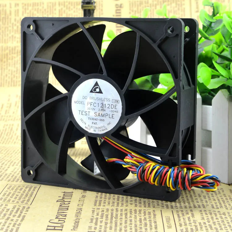 NEW ORIGINAL PFC1212DE-DD40 12V 2.65A 12CM 12038 120*120*38mm 12cm COOLING FAN