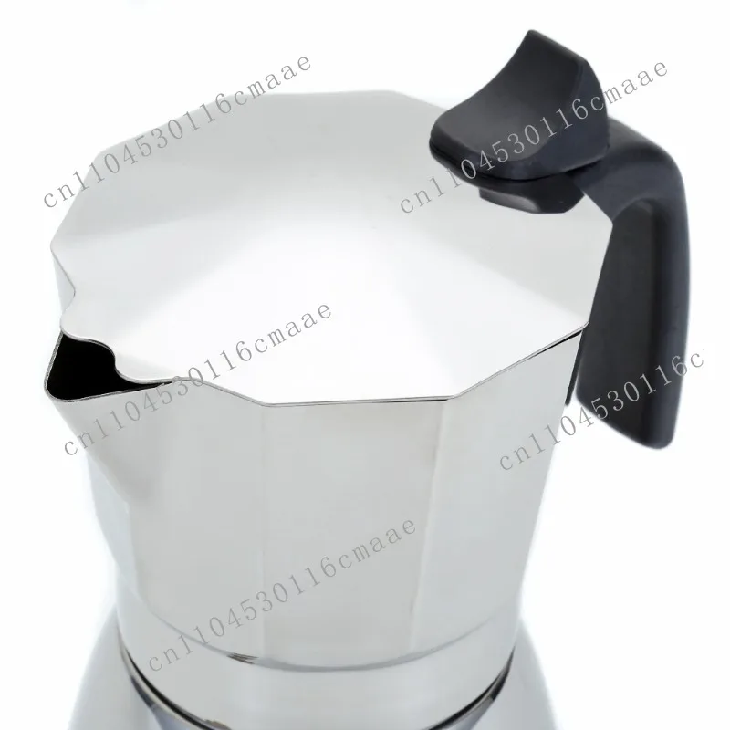 

Новый классический восьмиугольный горшок для мокко из нержавеющей стали, итальянская бытовая посуда для заваривания кофе эспрессо, ручное заваривание кофе