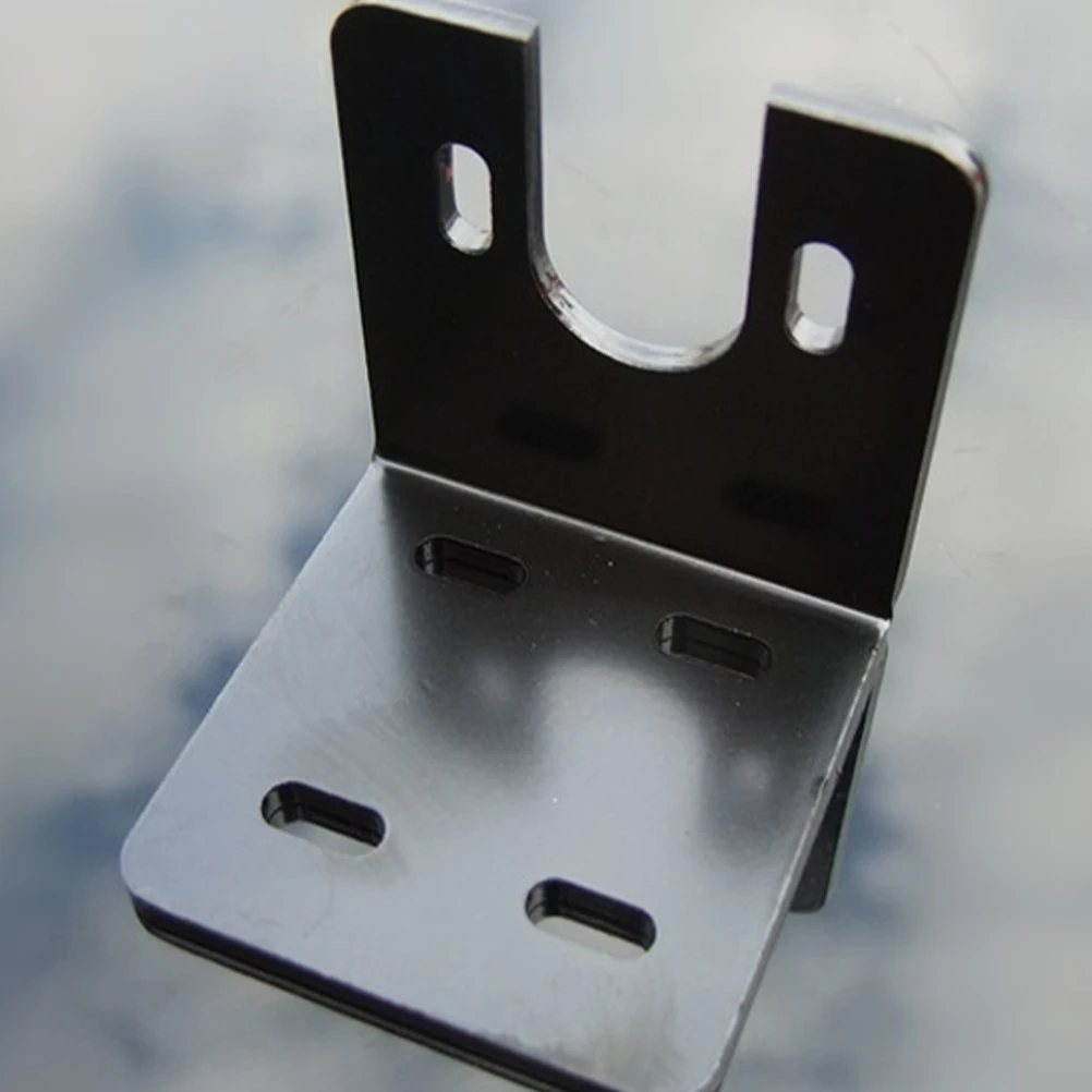 2 Sets Motor Bracket Motor Stands Electroplated Rustproof U-Shaped Holder Sturdy Fixing Mounting For Mini Motors With