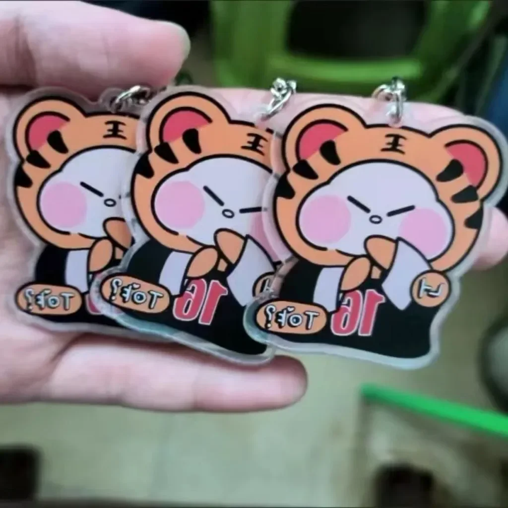 Kpop Idol Hoshi Animal Tiger Key Ring Acrylic Keychains