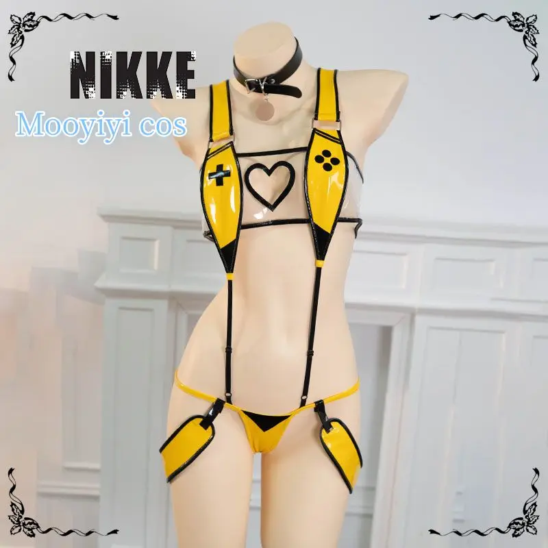 Nuevo disfraz de Cosplay de Elegg, juego de exposición de cómic de Navidad y Halloween, vestido de Anime para mujer, juego de S-L, traje de baño NIKKE en STOCK