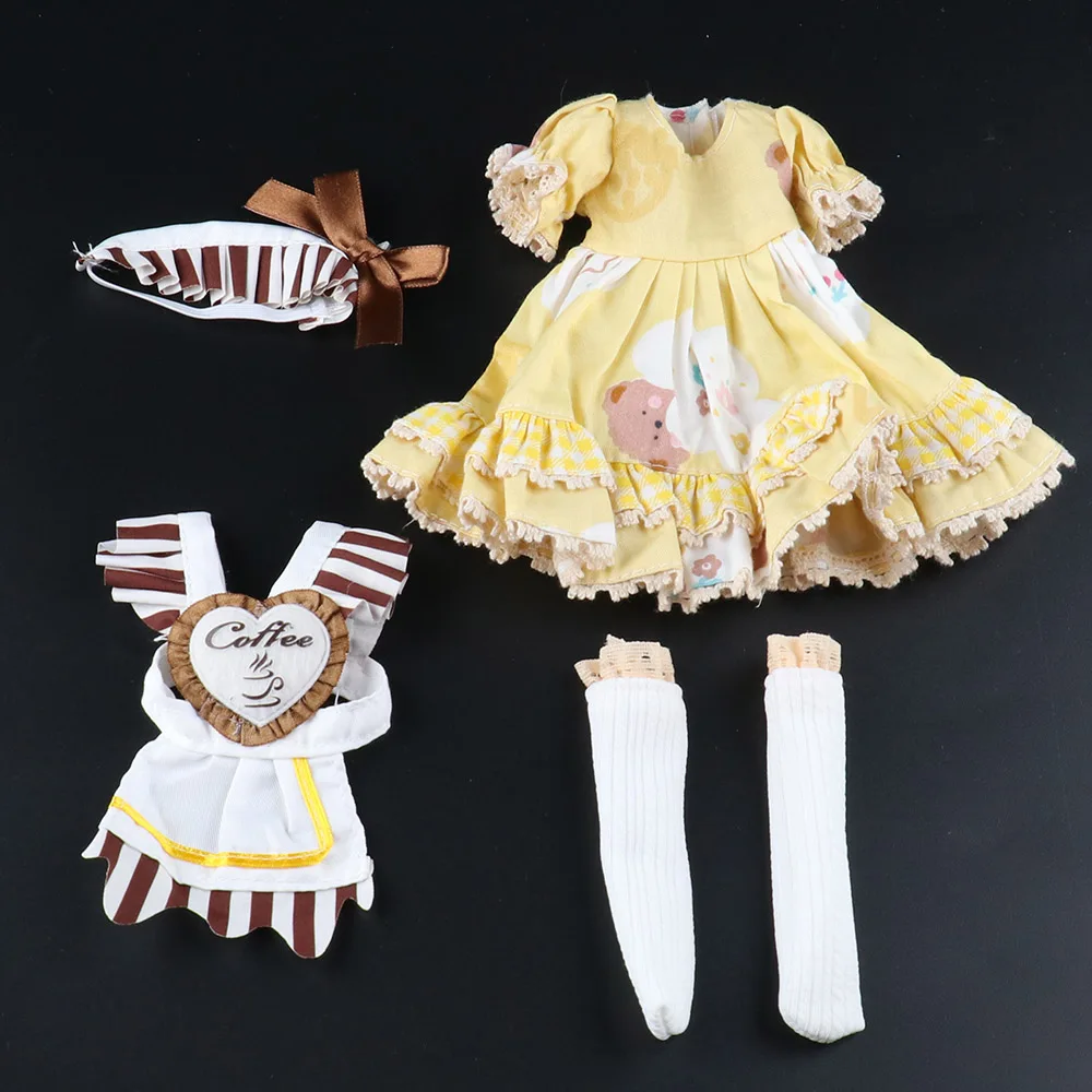 Búp Bê Của Quần Áo 30 Cm BJD Đầm 1/6 Bóng-Khớp Phụ Kiện OB24 Quần Áo Mùa Đông Vớ Thời Trang Và Nón Dễ Thương