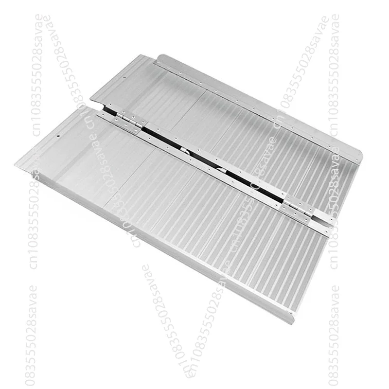 Aluminum Alloy Portable Barrier Free Ramp, Mobile Folding Staircase, Step Over Ramp Board