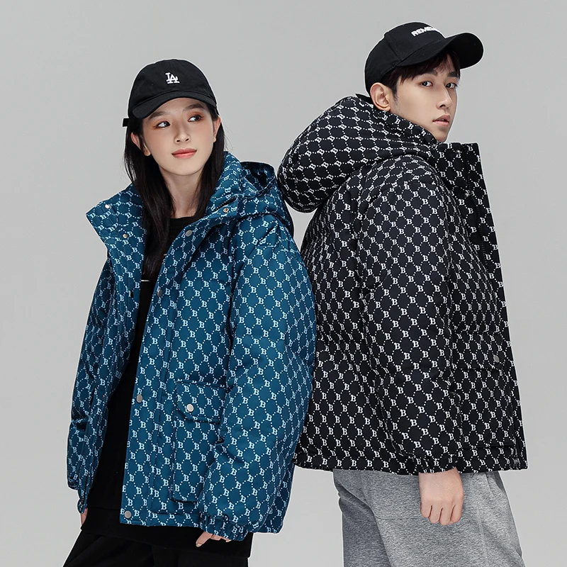 

Мужской пуховик High Street 2026: Зимнее пальто из высококачественного белого пуха, модный брендовый дизайн класса люкс