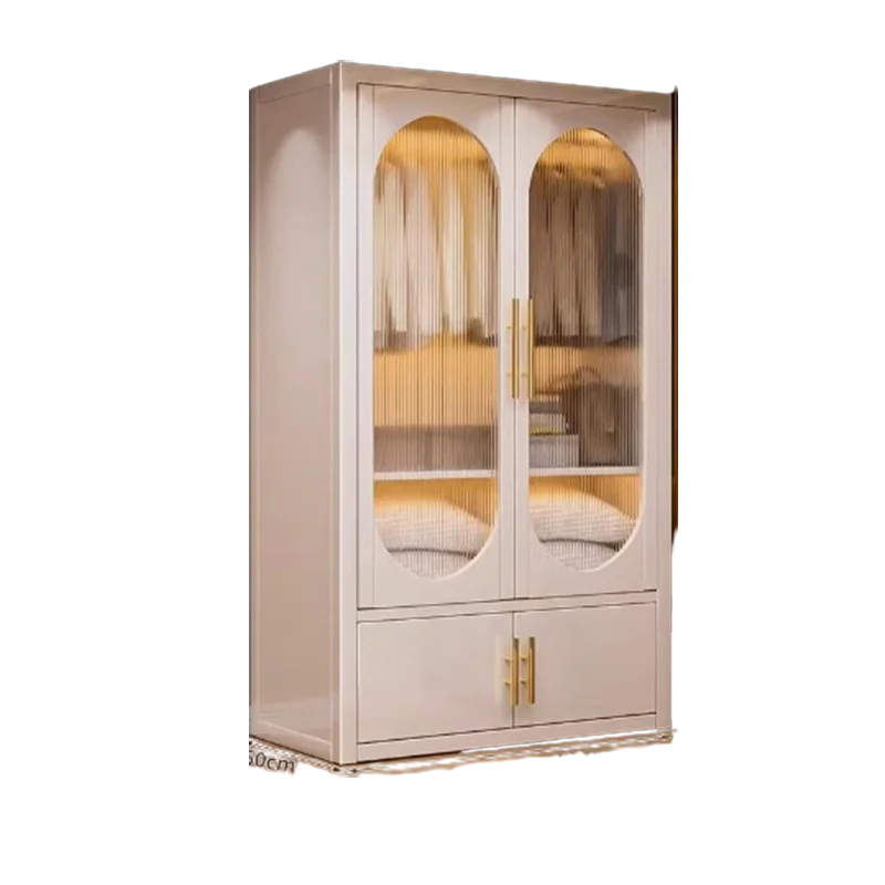 

New Iron Bedroom Wardrobes Apartment Modern Simple Locker White Metal Wardrobe Open Girls 2025 Armario De Ropa Furniture Home