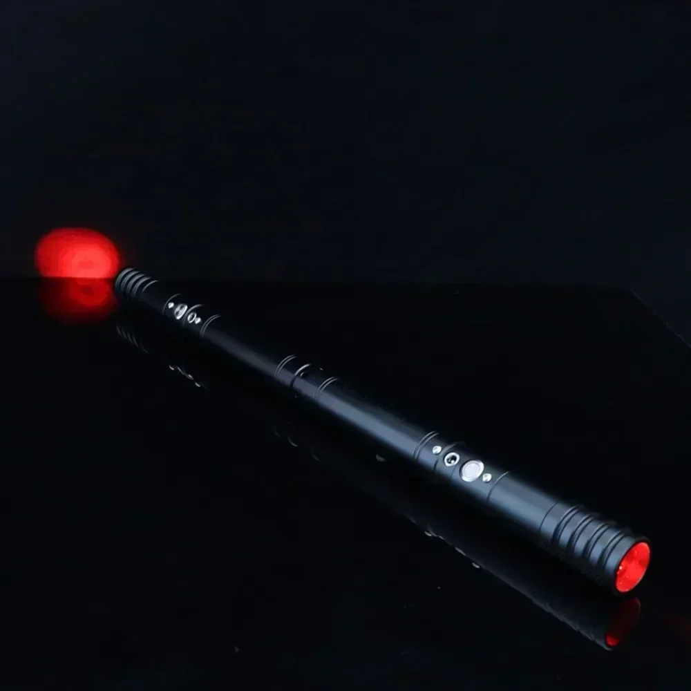 Sable de luz Rgb de alta calidad de 80cm, mango de Metal, sonido de 7 colores que cambia, sable de luz láser, juguetes para niños, regalos de navidad