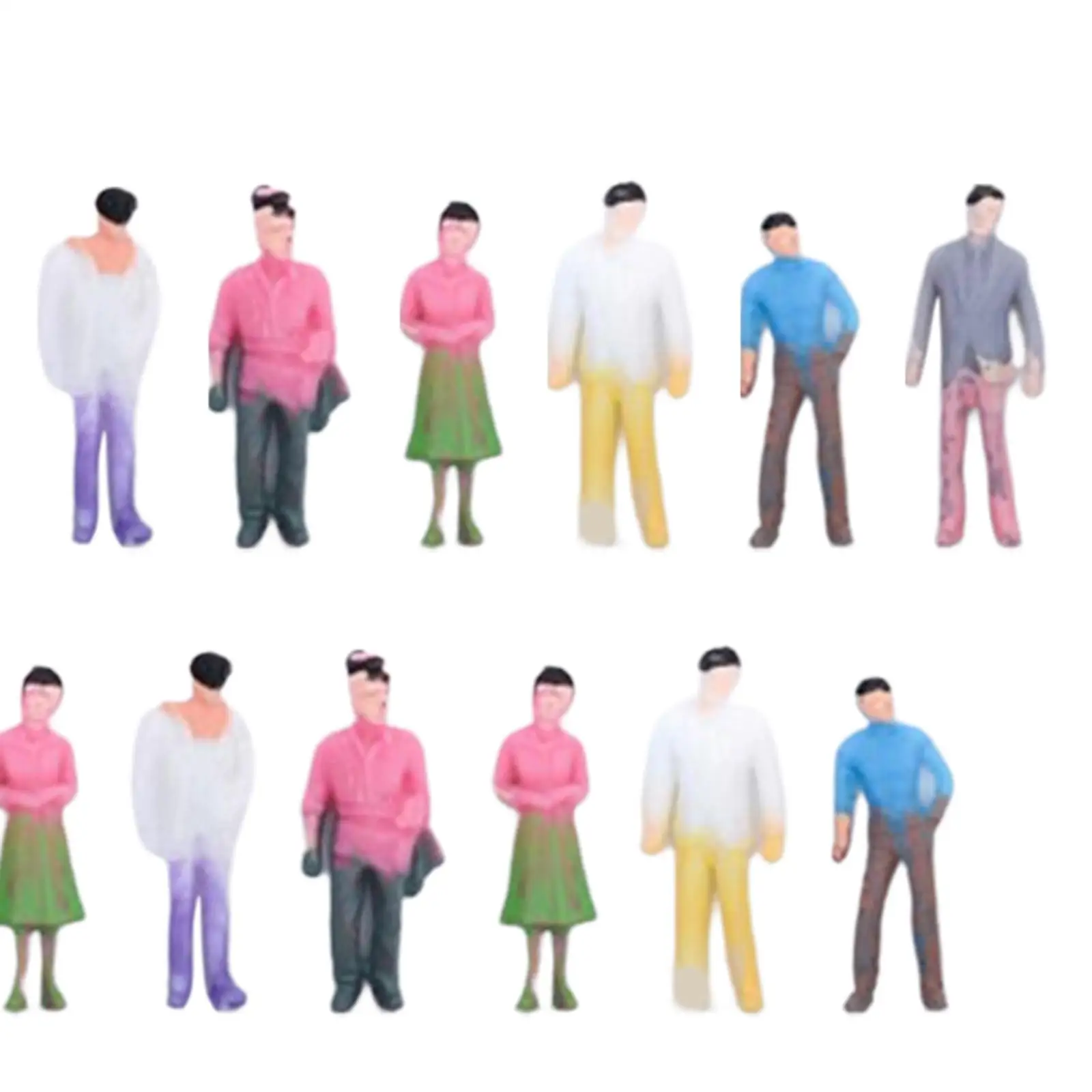 Ręcznie Malowane Figurki Scena Stołu Piaskowego Diorama Droga Zabawki Sceny Kolejowe