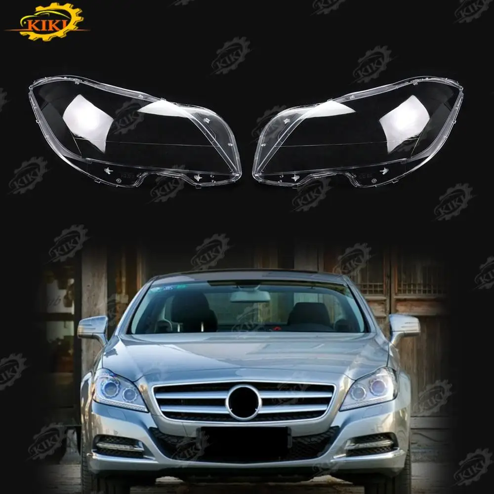 

Пара для Mercedes-Benz CLS W218 2012 2013 2014 2015 2016, крышка автомобильной фары, корпус линзы
