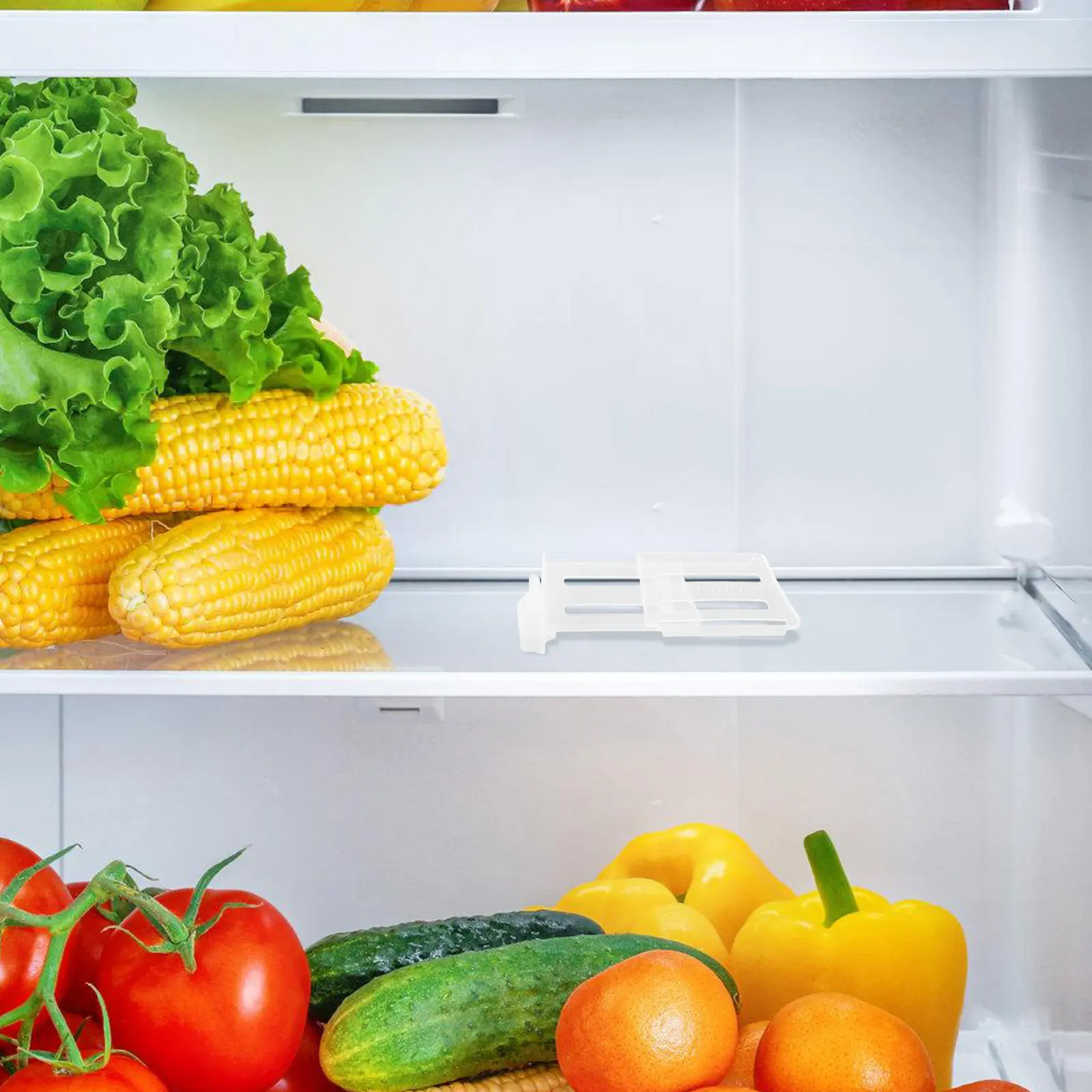 8Pcs Refrigerator Side Door Dividers Fridge Storage Organizer Clip Partition Plate Food Classification Separator Drawer view 3