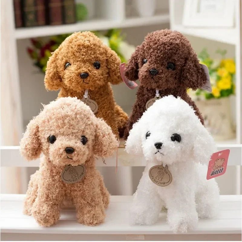 Brinquedos de pelúcia cão filhote de cachorro ted kawaii animal dos desenhos animados bonito boneca de pelúcia menina amigo presente de aniversário