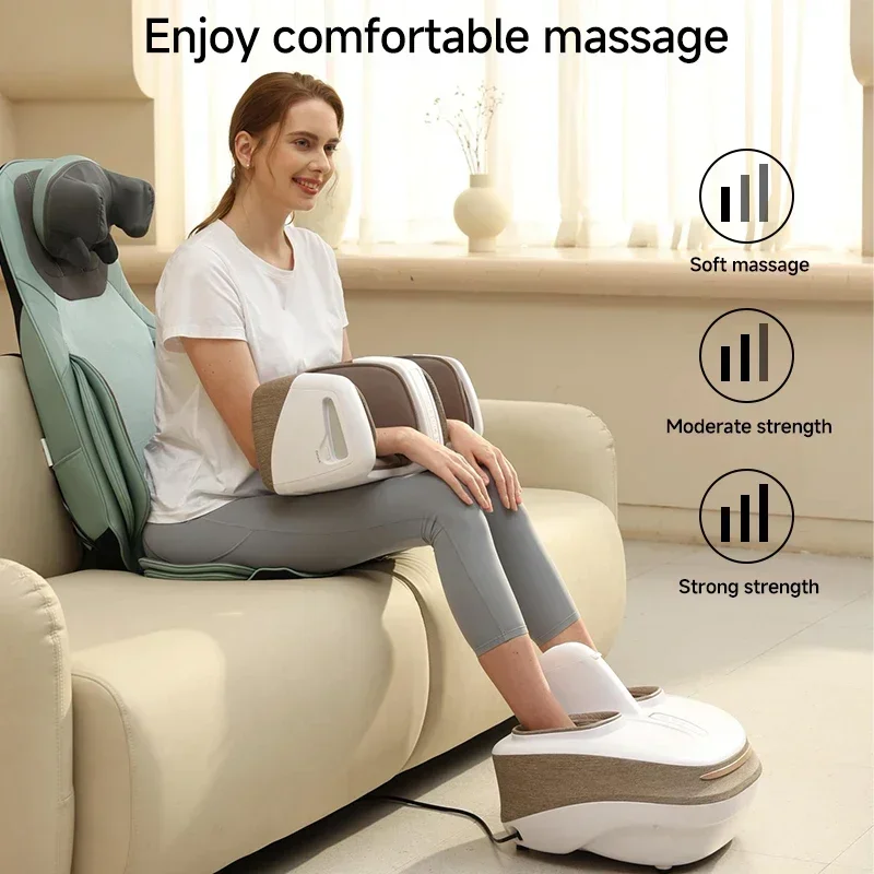 Portable Detachable Foot Massager | Compression Pressure & Kneading for Feet Relaxation