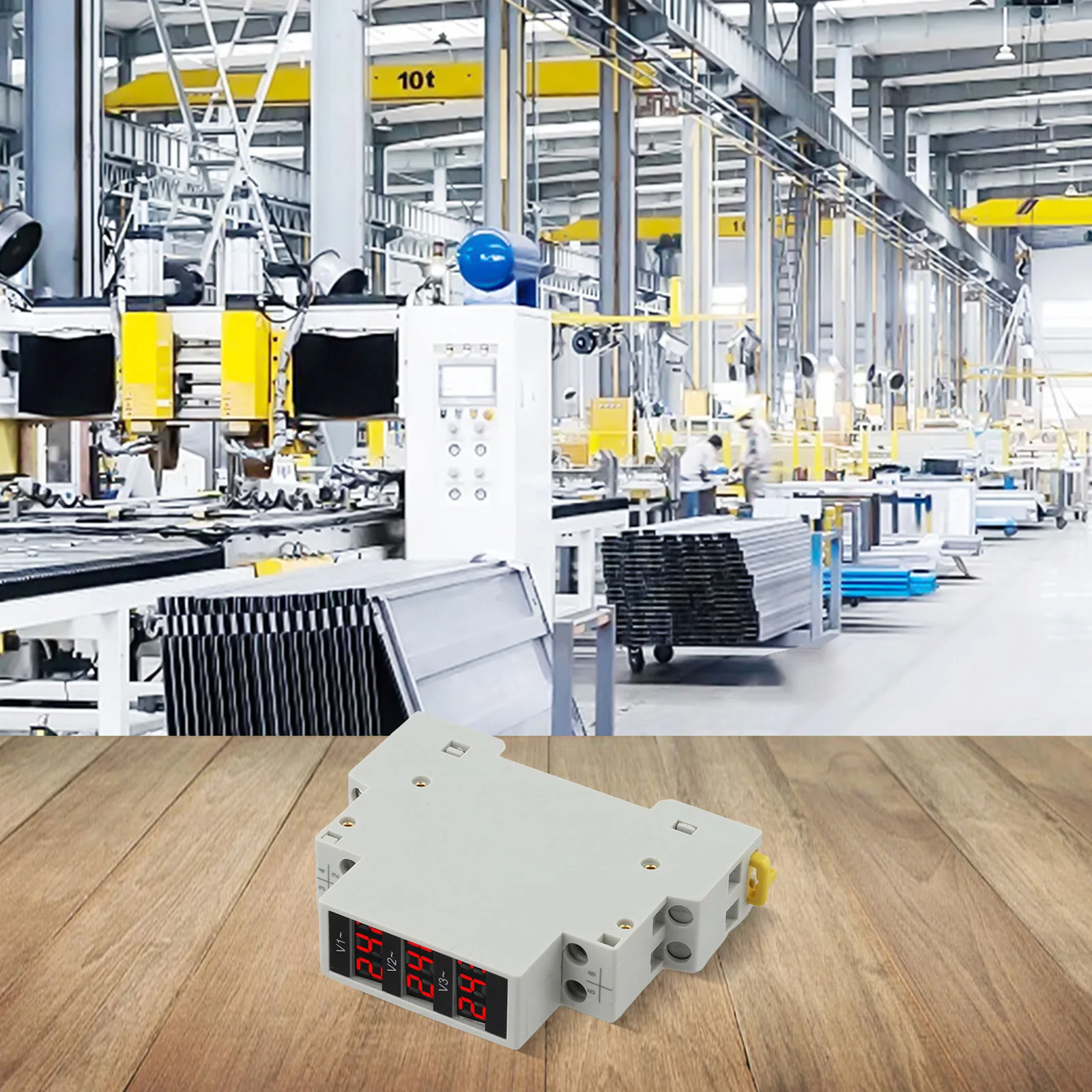 

81*66*18mm Digital Voltage Meter AC80-500V Meter Cold And Heat-resistant Long Lifespan Design For Commercial Applications