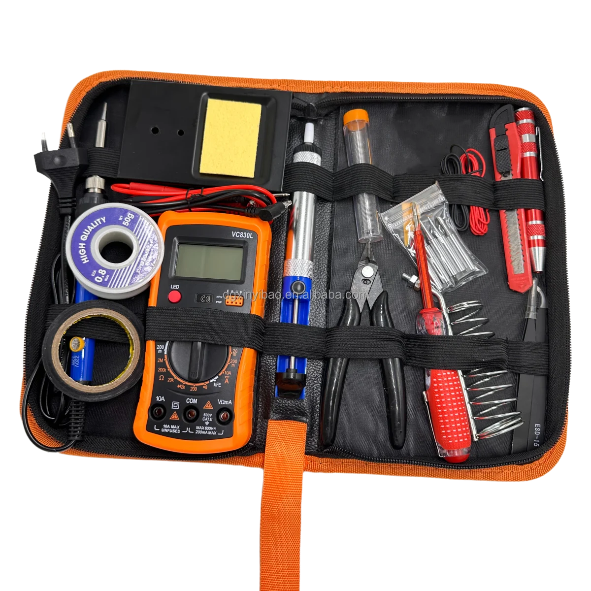 2024 Newly Upgraded Product Adjustable Temperature 60W 16 in 1 Soldering Iron Set Electronic Repair Tools Welding Station