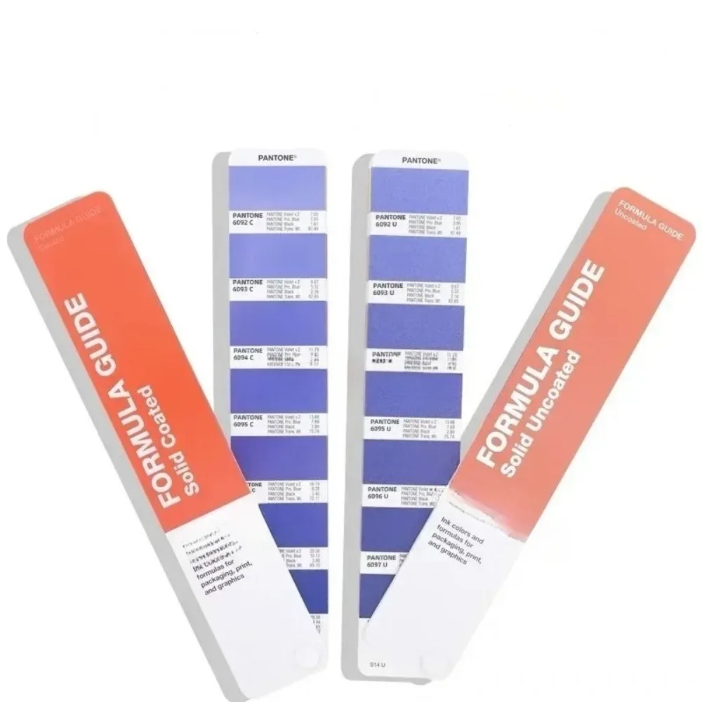 New Version 2 books C/U Pantone Color Guide GP1601B  Formula Guide Solid Coated & Uncoated Set instead of GP1601A