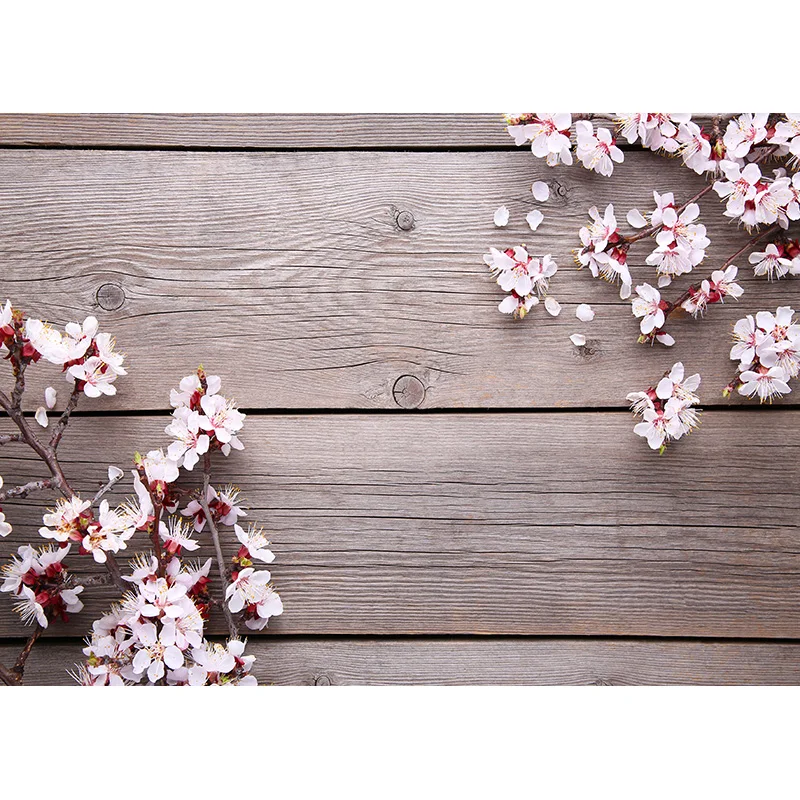Fondos de fotografía personalizados de vinilo, accesorios de flores, tablones de madera, Fondo de estudio de fotografía 21921 CXSC -20