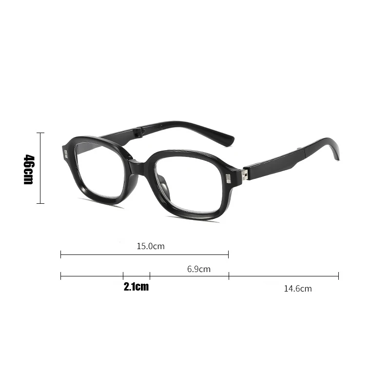 Finished Folding Photochromic Reading Glasses for Women Men Vintage Portable Anti Blue Light Eyewear Color Changing Sunglasses