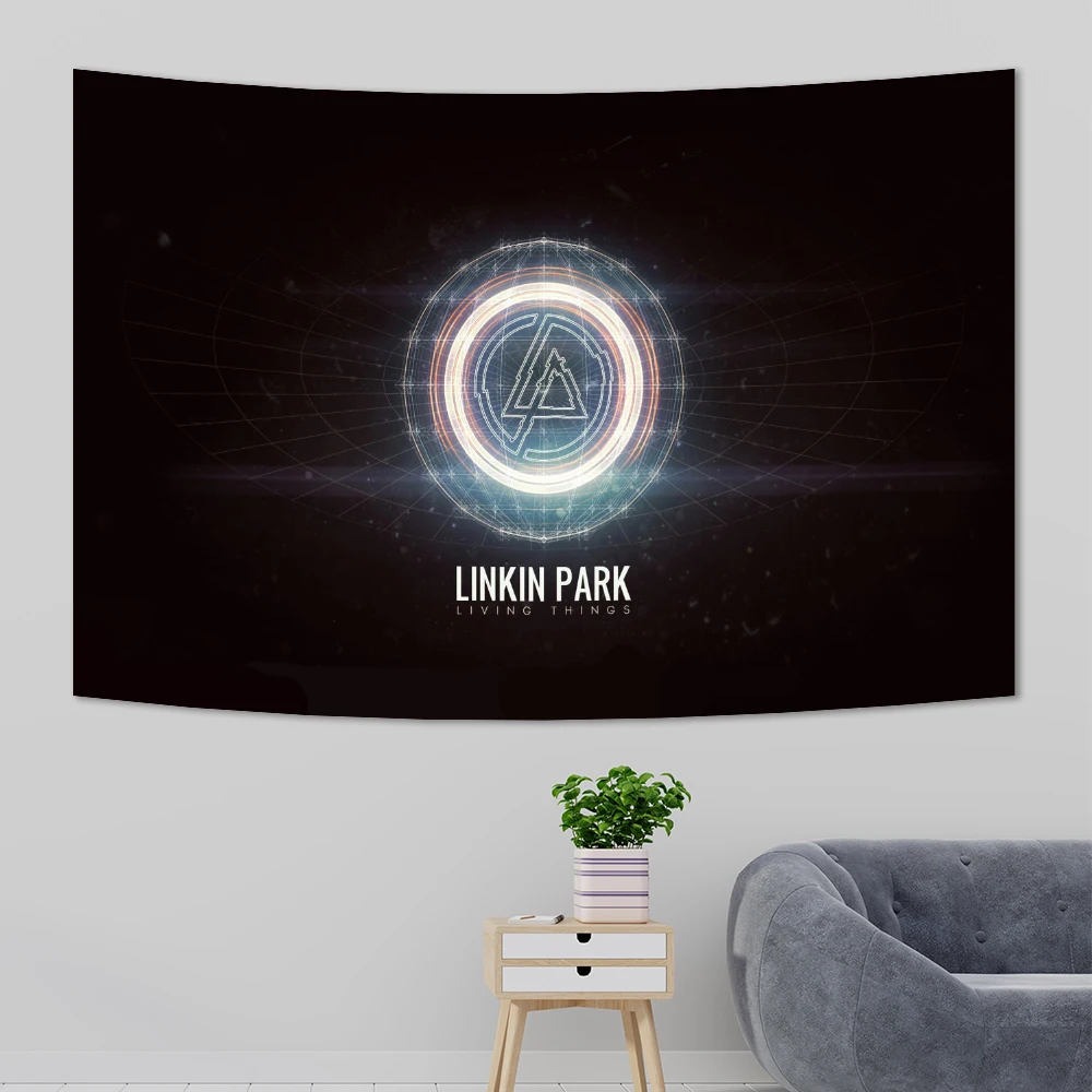 Band L-Linkin Cool P-Park Self-adhesive Art Waterproof Paper Sticker Coffee House Tapestry Wall Stickers bohemian decor kpop