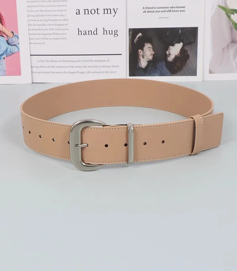 Corsetto da donna in vera pelle con fascia da smoking femminile, abito con cinturino, cintura larga J1691