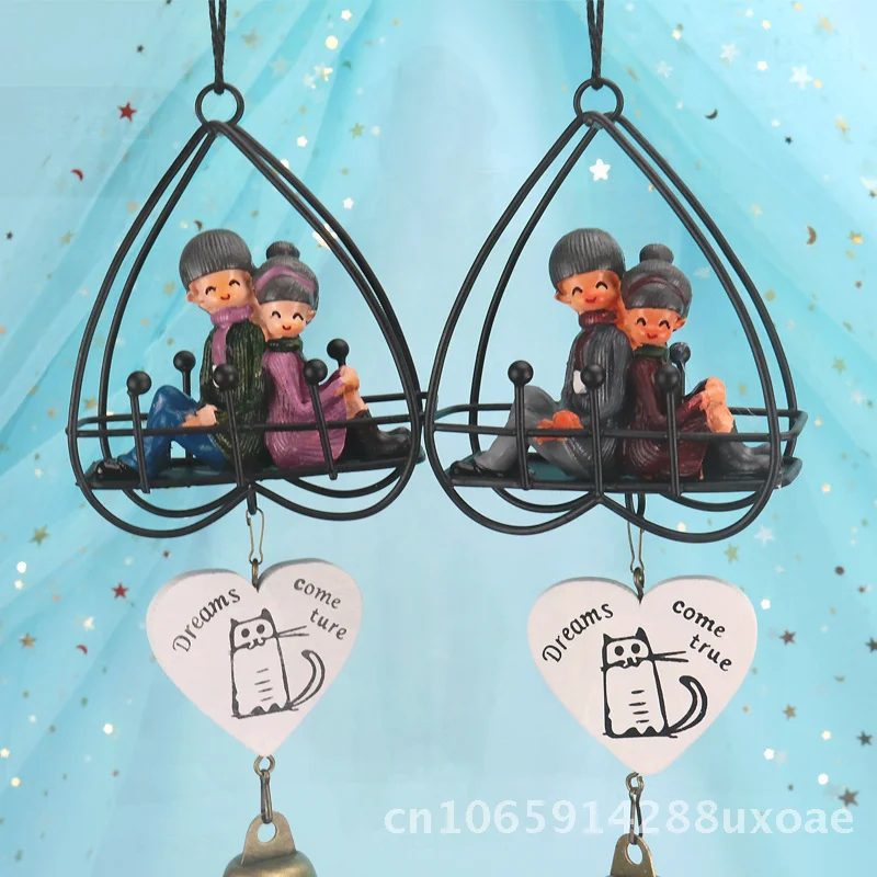 

Cartoon Anime Big Belly Cat Wind Chime Resin Cute Bell Pendant Creative Home Decor Gift Hanging Craft Artwork 30cm Long