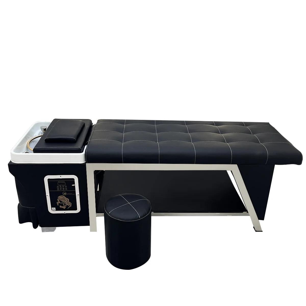 CX Multifunctional Beauty Bed Barber Shop Water Heater Water Circulation Fumigation Cover Shampoo Bed