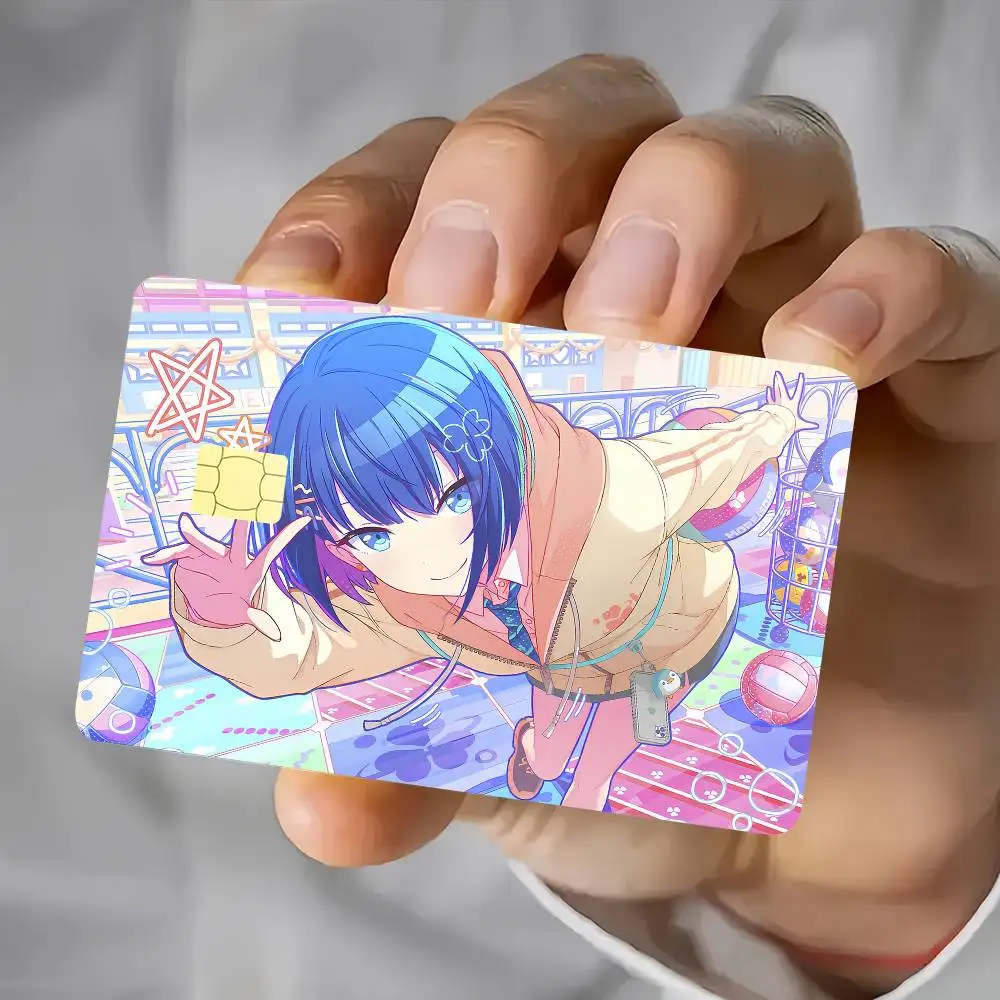 Cute Kiritani Haruka  Film Skin Cover For Credit Card Debit Bank Card Front