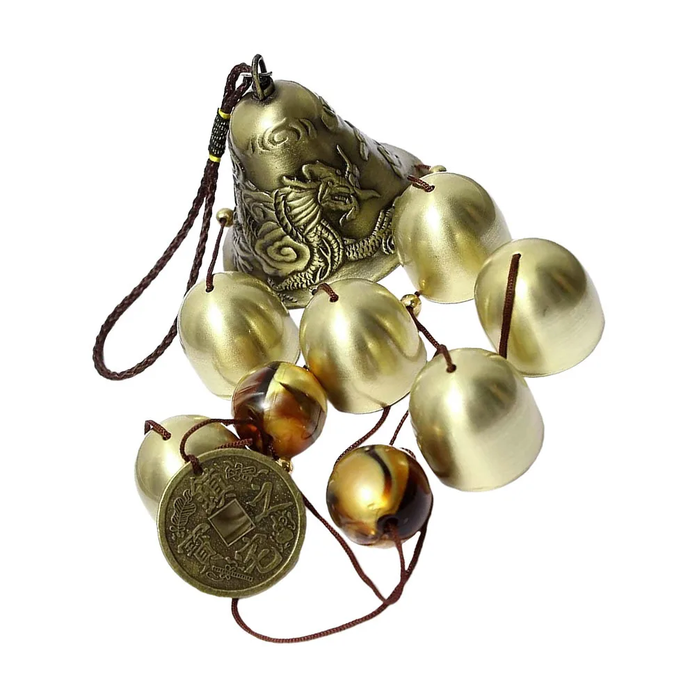 1 قطعة خمر التنين فينيكس الرياح الرنين سبيكة حساسة احتفالية ديكور معلق لحديقة ديكور لحفلات المنازل قلادة جرس الرياح