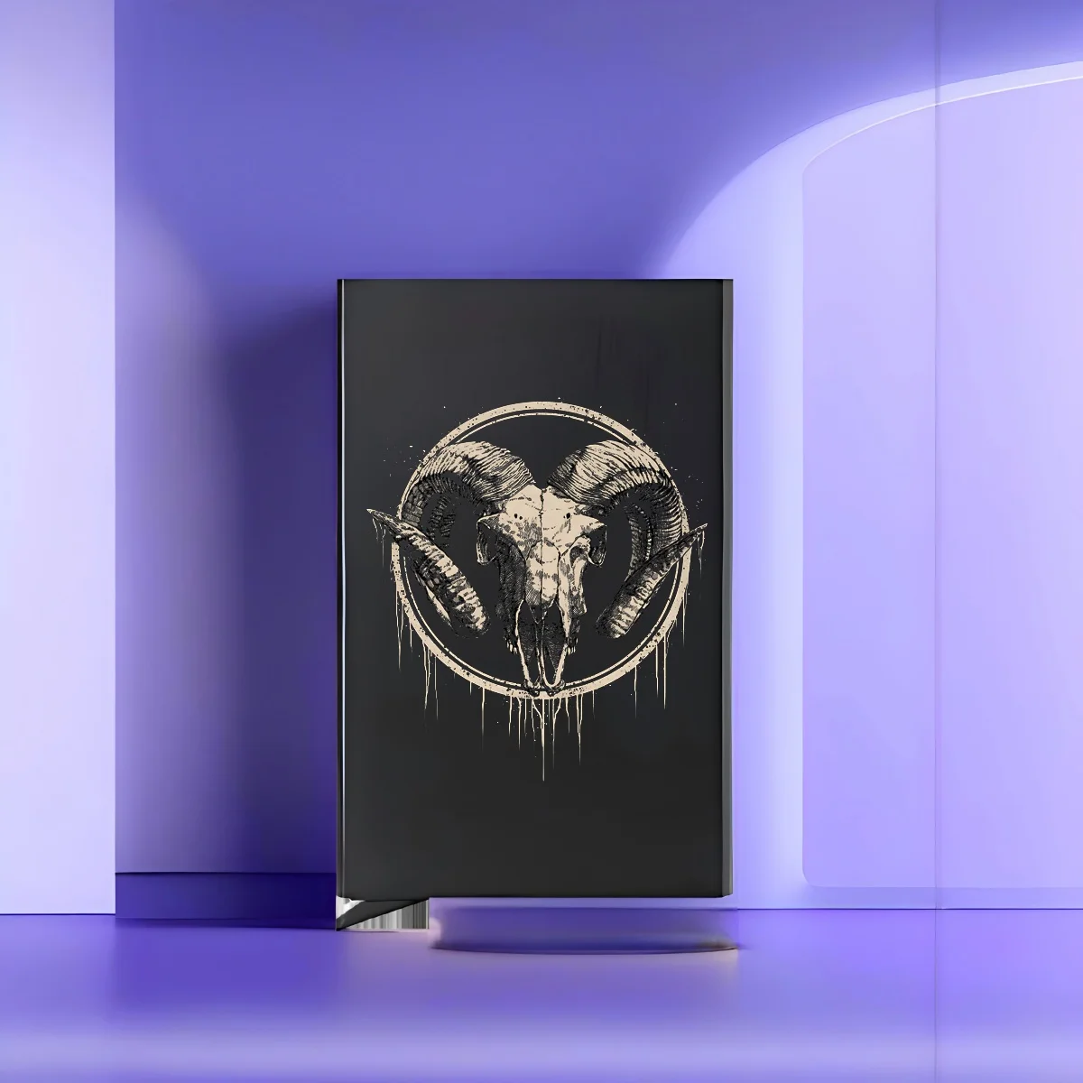 

death goat skull horned horror satan 2026 New Style Fashion Printed Card Case Various Color Options Easy to Use Compact for Dail