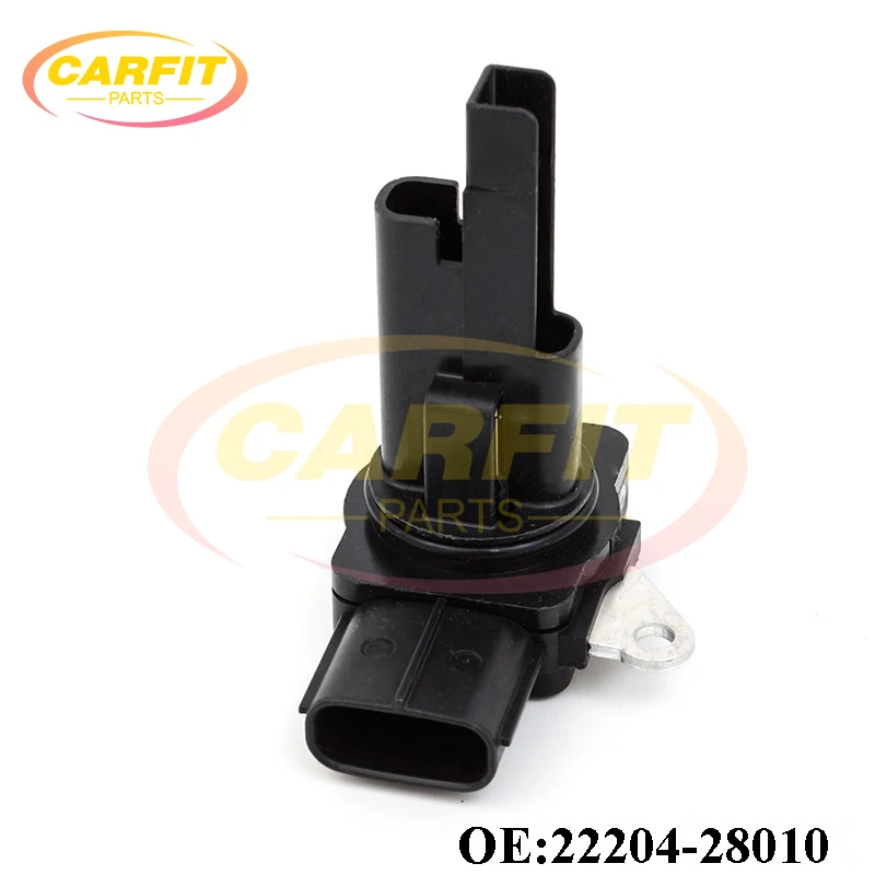 Sensor MAF pengukur aliran udara massal, suku cadang mobil OEM 22204-28010 22204-37010 Mass untuk Toyota Prius Corolla Camry Lexus RX350