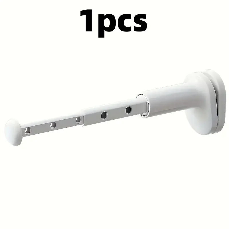 شماعات سميكة قابلة للطي، رف تجفيف ملابس السفر قابل للتمديد، سهل التركيب والحمل، موفر للمساحة