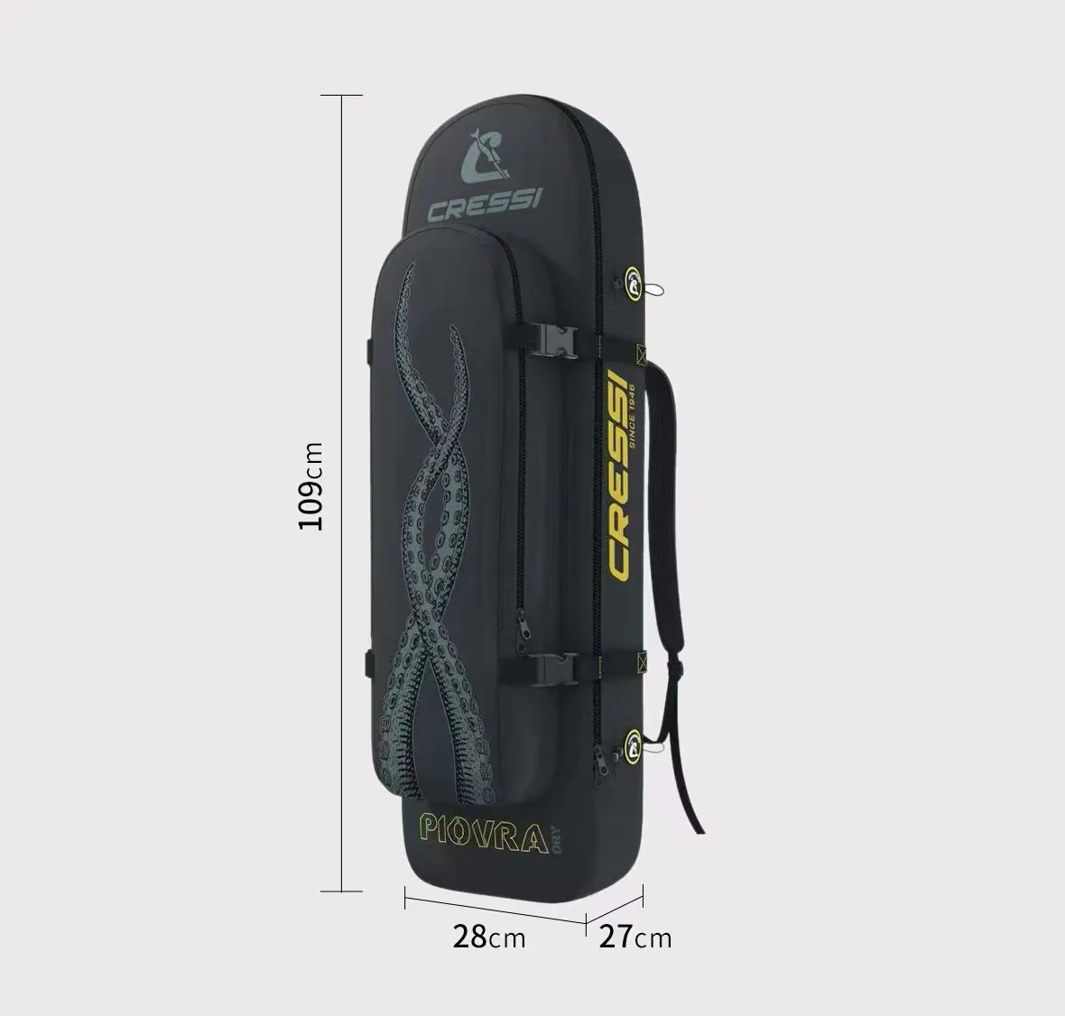 CRESSI Piovra Dry Bag Long Fins Backpack