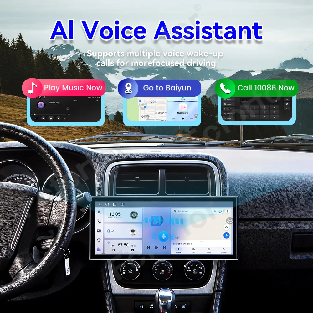 Car Accessories 15.8 Inch Android 15 HD Touch Screen GPS Navigation For Dodge Caliber 2010-2012 Car Audio Radio Stereo Head Unit