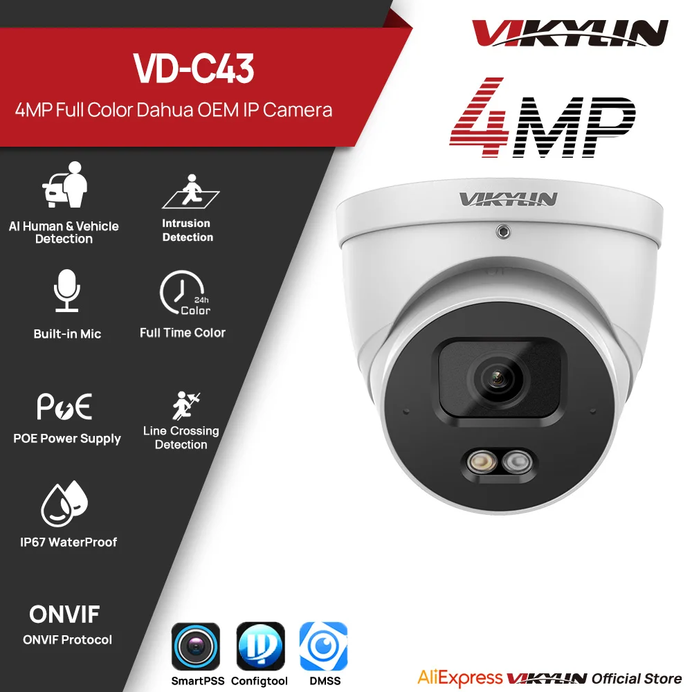 camera-de-securite-ip-couleur-4mp-vikylin-avec-micro-integre-detection-de-mouvement-intelligente-protection-perimetrique-support-exterieur-onvif-ip67
